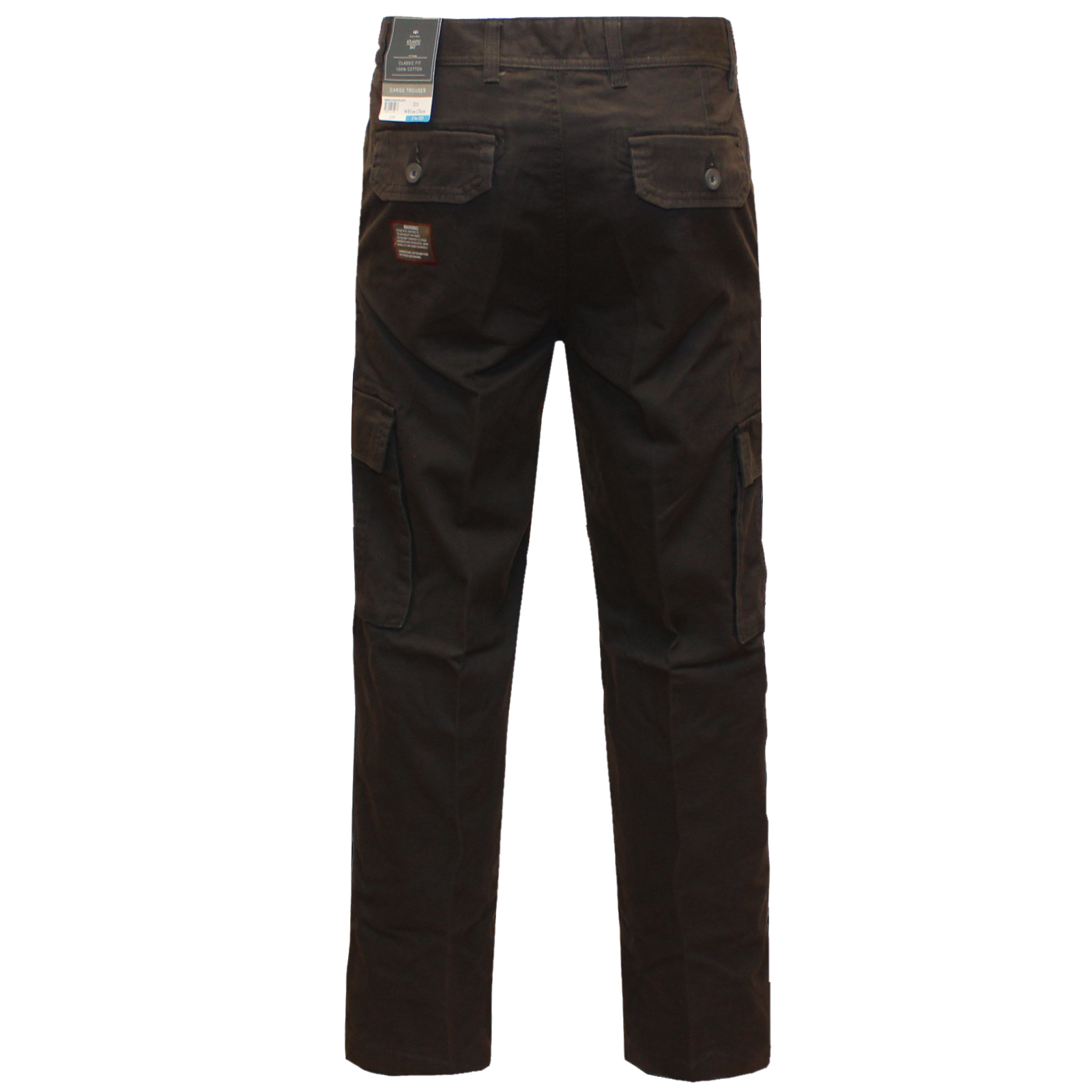 Mens Formal Work Trousers Cotton BHS Brand Work Multi Pockets Waist Sizes 32-46 