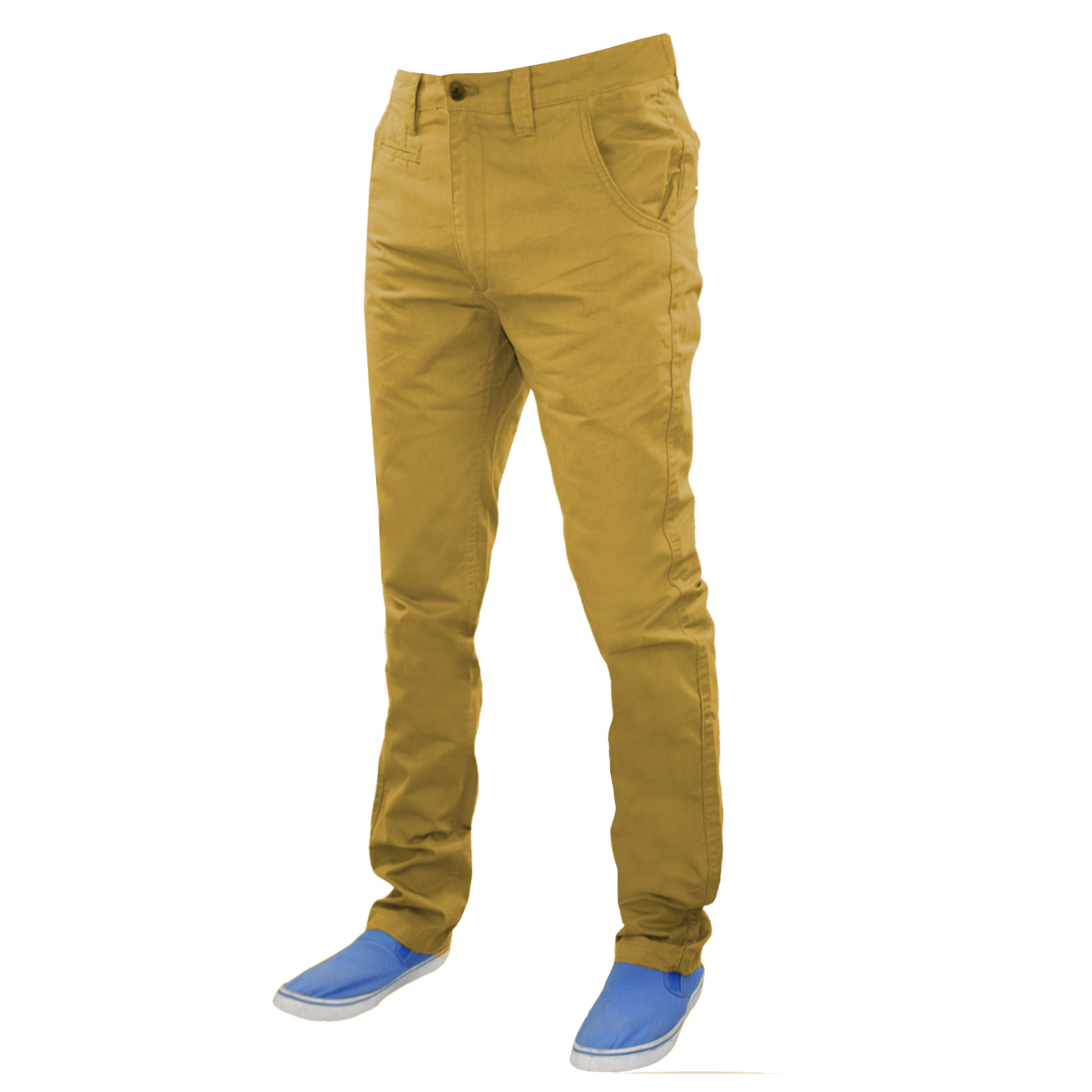 NEW MENS DESIGNER STRETCH CHINO SKINNY SLIM FIT JEANS TROUSER PANTS ALL SIZES