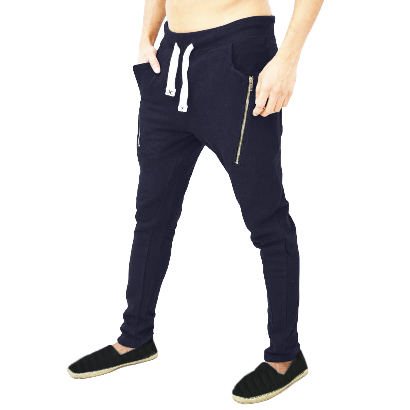Hommes créateur coupe slim super skinny stretch pantalon